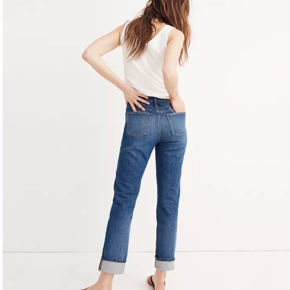 Madewell The High-Rise Slim Boyjean women's size 28